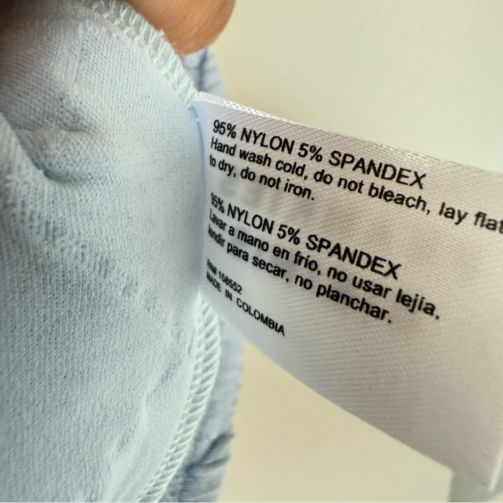 Frankie’s Bikinis Taylor Strapless Tube Dress Blue Puff Quilted Short X Small‎ - Picture 8 of 8